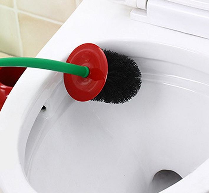 Toilet Brush & Holder Set - foldingup