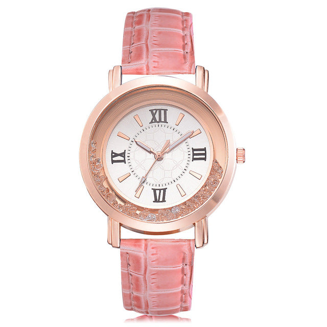 Rhinestone Ladies Watches - foldingup