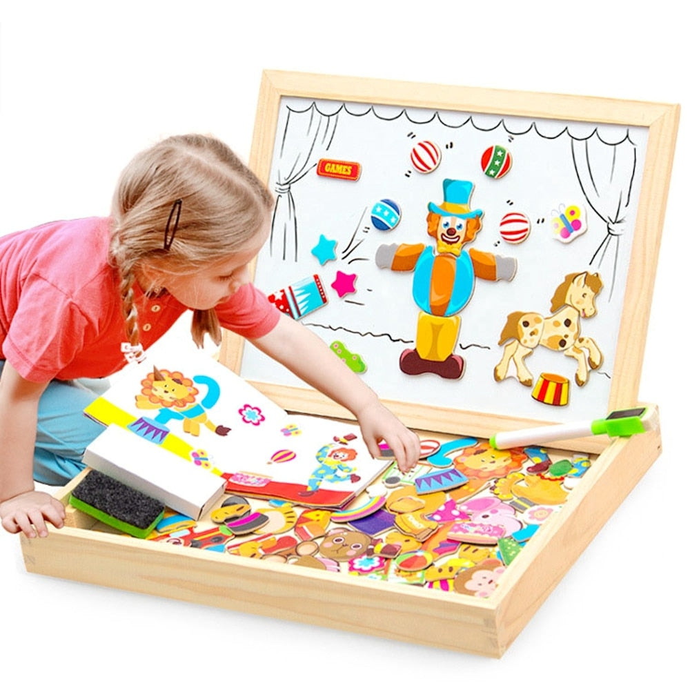 Wooden Magnetic Puzzle