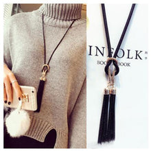 Load image into Gallery viewer, Pendant Necklace Long Sweater Chain - foldingup
