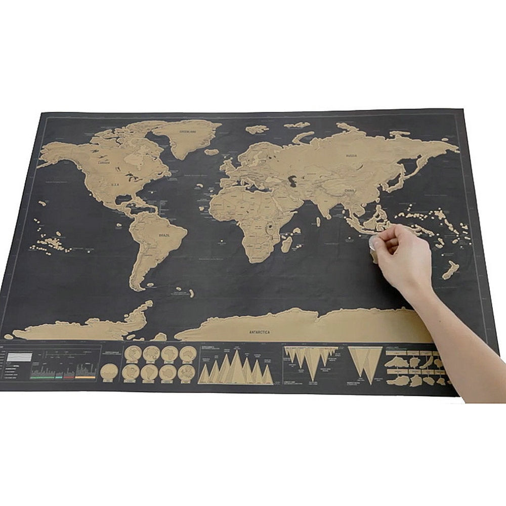 World Travel Map - foldingup