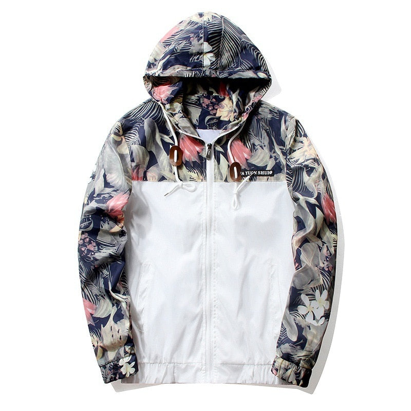 Floral Hooded Jackets