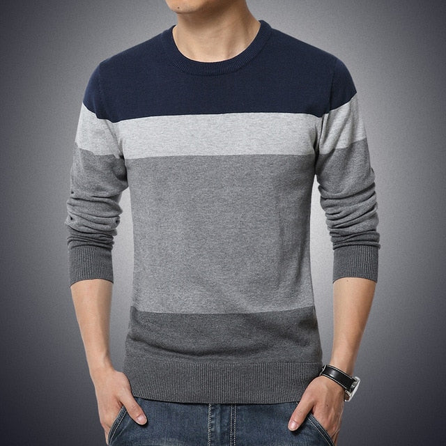 Casual Men's Sweater - foldingup