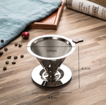 Load image into Gallery viewer, Reusable Coffee Filter - Grinder -  Tamper for Espresso - foldingup